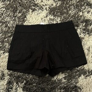 J. Crew Women's High Waist Black Shorts